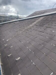 千葉市稲毛区にて外壁塗装・屋根カバー工法の施工前写真
