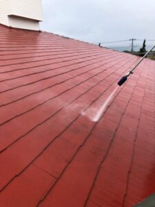 千葉市にて屋根塗装〈施設屋根の塗り替え〉の施工前写真