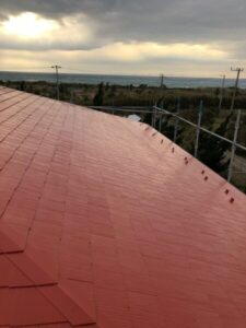 千葉市にて屋根塗装〈施設屋根の塗り替え〉の施工後写真