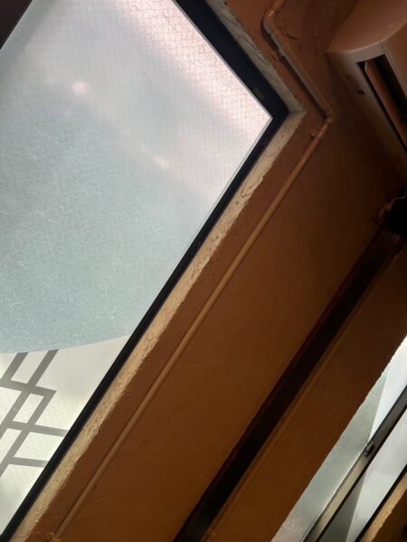 千葉市花見川区にて店舗内ガス管塗装工事の施工後写真